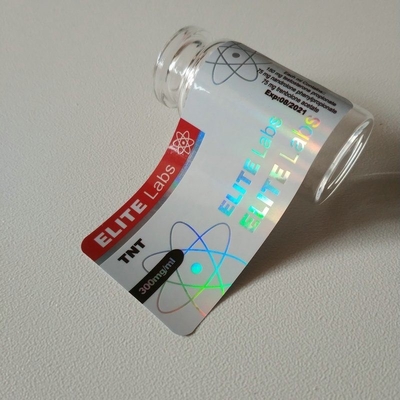 Etichette per fiale di vetro per farmacia da 10 ml con logo timbrato oro per olio per iniezione