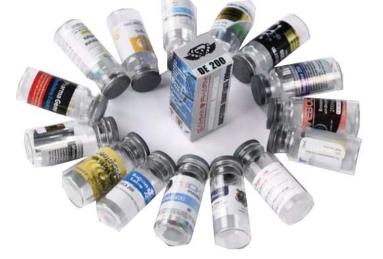 Stampa di etichette adesive per fiale adesive compatte per diversi design