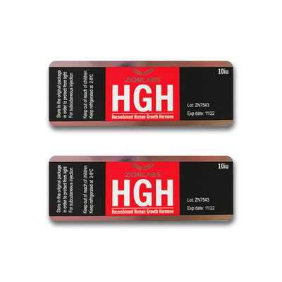 HG Hormone Hologram 10ml fiala Etichette per fiale di vetro