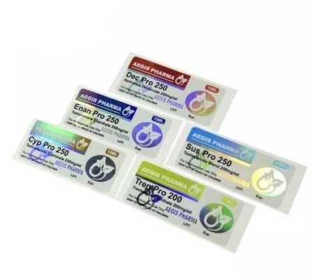 Eco Friendly Glossy Deca 250 10ml Vial Labels