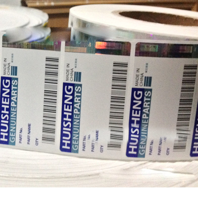 Etichette per flaconi da 10 ml con film in PET laser olografico