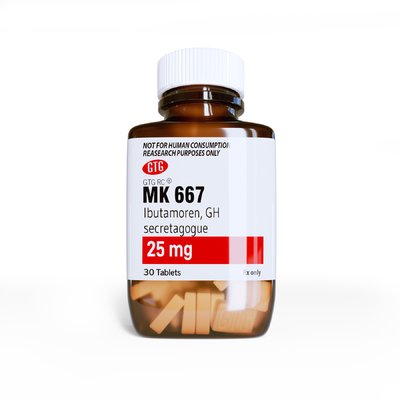 Etichette per flaconi per pillole MK677 laser PET dal design personalizzato