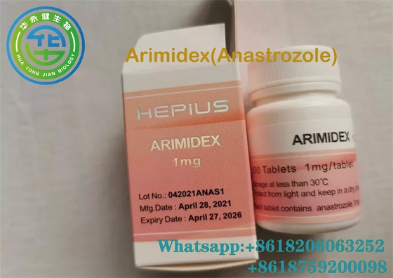 CAS 120511-73-1 Anastrozole 1mgx100/Bottle For Female