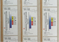 Etichette per fiale di vetro decanoato di nand Materiale per pellicole laser Colore Panton