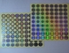 Autoadesivi olografici del cerchio del laser per 10ml Vial Box Sealing