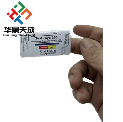 Etichette con adesivo rimovibile per flaconcini rettangolari