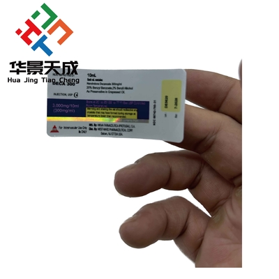 Supertest Test di iniezione di steroidi anabolizzanti 10 ml Etichetta del flaconcino