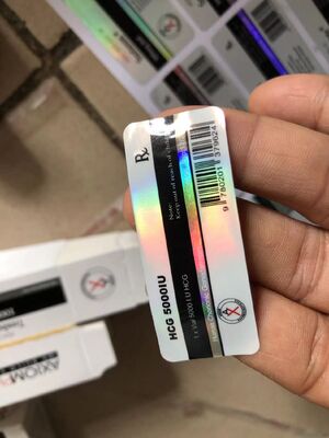 Tirze  Patide 60mg 2ml Etichette del flaconcino di vetro con materiale laser ologramma PET