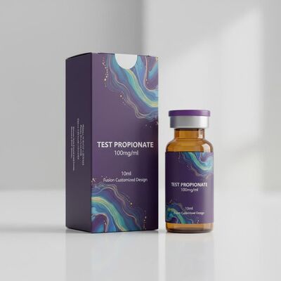Test Propionate 100 mg Fusion Disegno personalizzato 10 ml Etichette e scatole del flaconcino