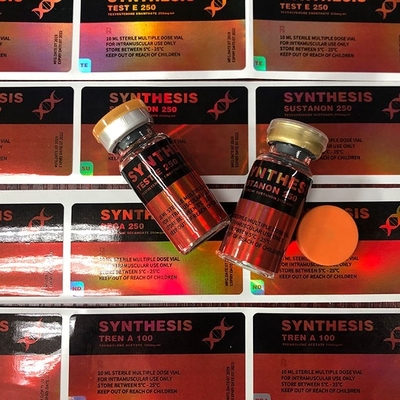 Sintesi Farmaceutica Ologramma 10 ml Etichette del flaconcino Finitura lucida Etichette autoadesive
