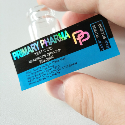Etichette adesive forti per flaconcini da 10 ml Per il culturismo con peptidi