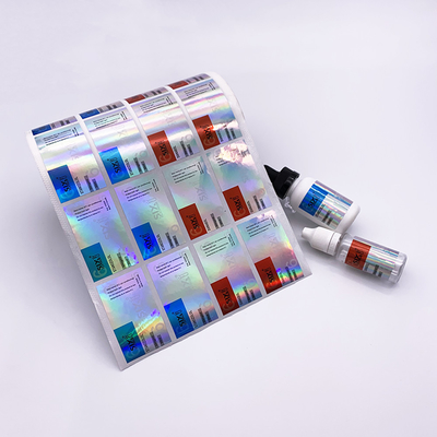 Test Propionato Iniezione Farmaci Vitricola Etichette 25x60mm Laser Hologramma Materiale