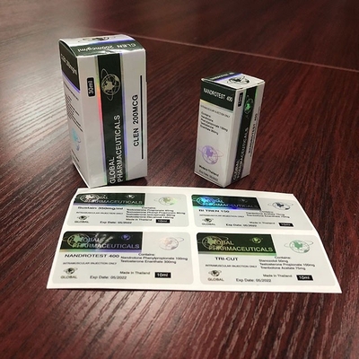 Test Propionato Iniezione Farmaci Vitricola Etichette 25x60mm Laser Hologramma Materiale