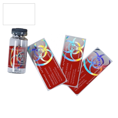 Stampa etichette di vetro per flaconi da 10 ml Etichette olografiche personalizzate per bottiglie da 10 ml