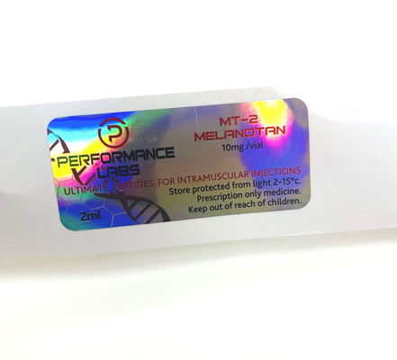 Cyp 250 mg Adesivo Adesivo Adesivo Holografico Etichetta stampata su misura Etichette per flaconcini da 10 ml