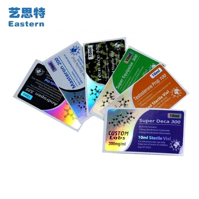 Deca 250 mg Farmaceutico Iniezione Farmaci Vitricola Etichette 25x60mm Laser Hologram Material