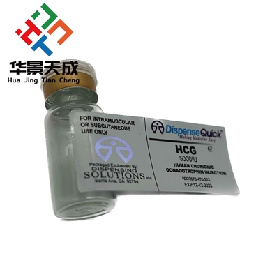 Etichette del flaconcino in vetro personalizzabili per flaconcini da 3 ml di olio iniettabile a base di peptidi di tirzepatide