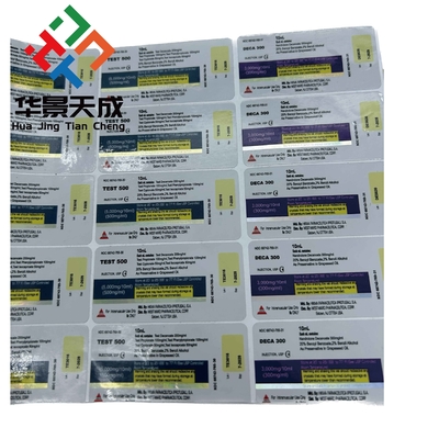 5 mg di Metribolone-5 Metiltrienolone Olio Etichette in flaconcino di steroidi in carta/PET/PVC