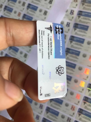 Etichette peptidiche per tirzepatide in flaconcino in vinile adesivo forte da 2 ml personalizzabili e durevoli