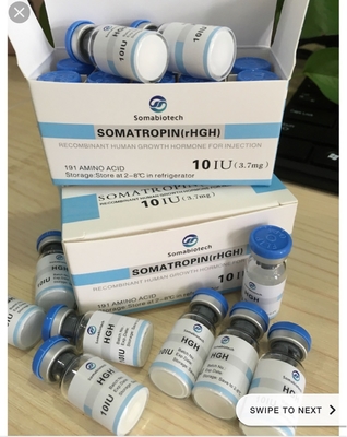 Etichette di bottiglie di peptidi per iniezioni a forma quadrata PET di plastica 2 ml sterile Finitura lucida Eco-friendly Per bpc