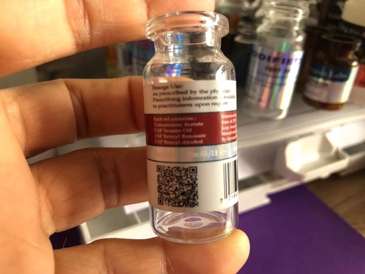 Etichette del flaconcino adesivo di steroidi olografico da 10 ml per pillole da farmaco Ordine minimo 100 pcs Spedizione aerea richiesta