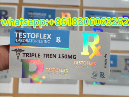 Etichette personalizzate di flaconcini di 10 ml di Deca Steroid Oil Etichette adesive lucide stampate UV con logo personalizzato per iniezioni farmaceutiche