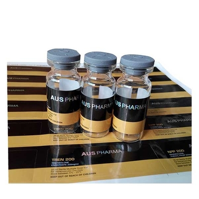 Adesivi adesivi a forma quadrata personalizzati per flaconi da 10 ml
