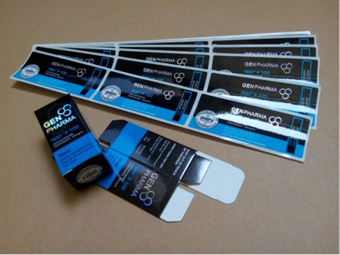 Androl Test 250 Pvc Etichette impermeabili per le fiale di vetro da 10 ml