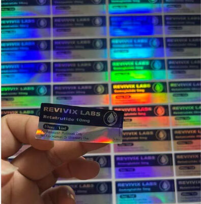 Reta  trutide 10 mg logo personalizzato e design etichette flaconcino da 3 ml