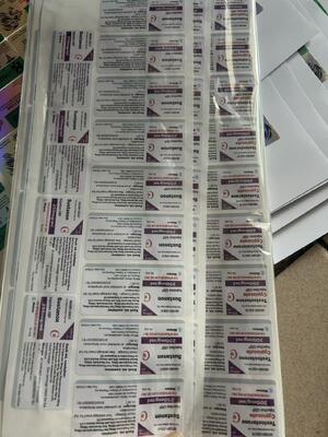 Sus 250 Injection Steroide Vial Etichette Personalizzate per Flaconi