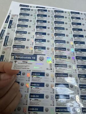 Semaglutide 5MG 2ml 3ml Bottiglie di vetro Etichette