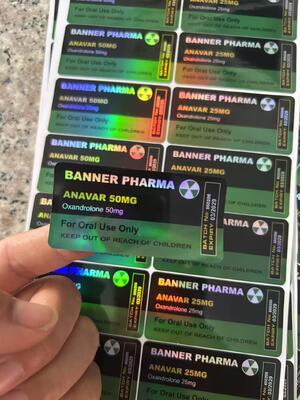 Etichette laser per fiale da 2 ml di Pegmgf 5mg Pharmaceuticals Anabolic