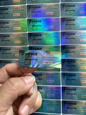 Etichette per fiale di peptide BPC 157 5mg