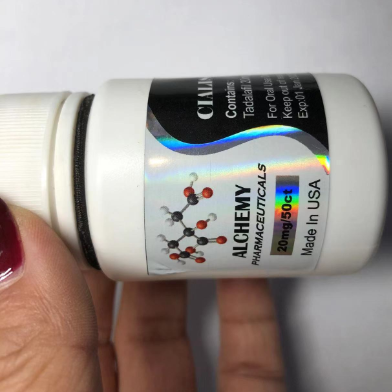 Vigra 100mg customized design plastic bottle labels 