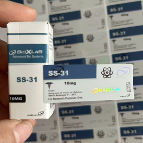 SS-31 Flaconcino di peptidi da 10 mg Etichette e scatole che contengono un flaconcino