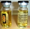 Etichette per bottiglie di fiale in PET color oro per prodotto tren Enanthate