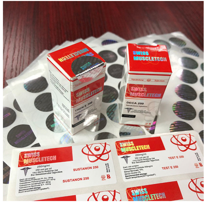 Etichetta privata di vitamina in vinile adesivo 25x60mm per confezione da 10 ml