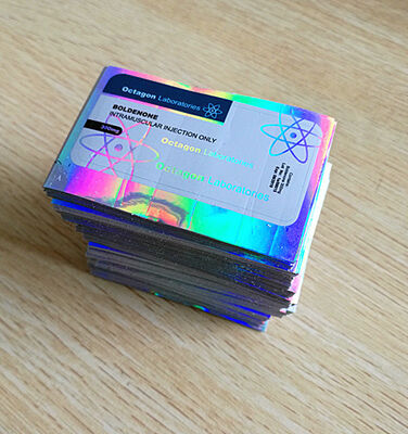 Progettazione libera Vial Medicine Sticker Strong Sealing di stampa su ordinazione