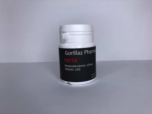 Etichette e scatole orali di Metanabol della linguetta 10mg/tab 100 di Metanabol