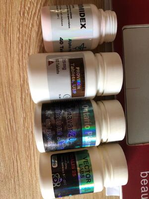 Perdita di grasso della pancia testarda orale SR9009 10mg CAS NO 1379686-30-2 ETICHETTE E SCATOLE