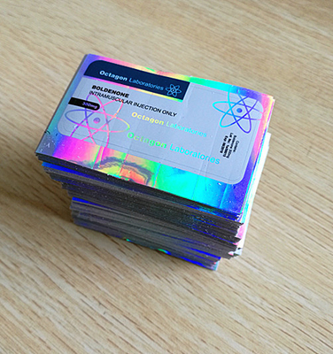 Stampa digitale flaconcino Etichette del flaconcino Forma rettangolare 10 ml