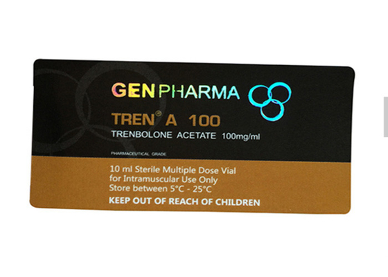 Stampa ologramma Etichette per fiale personalizzate da 10 ml Adesivi farmaceutici rimovibili