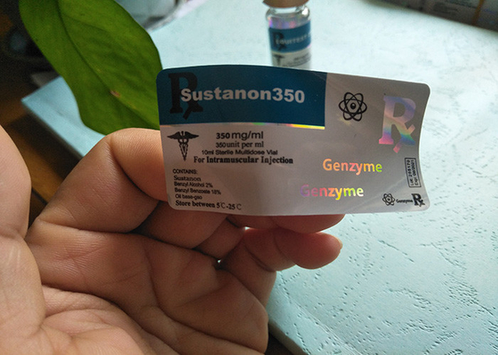 Etichette di vetro olografiche della fiala 10ml