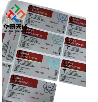 Etichette per flaconcini in vetro adesivo permanente spessore 2,5 mil per contenitori in vetro