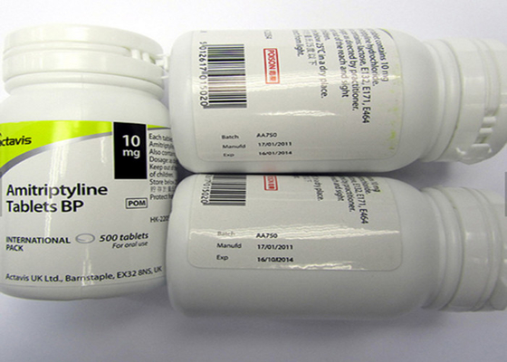 Istruzioni per il flacone della pillola La fiala personalizzata etichetta la finitura lucida con materiale PET