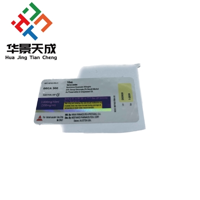 Stampa digitale flacone piatto flacone adesivo personalizzato etichette impermeabili