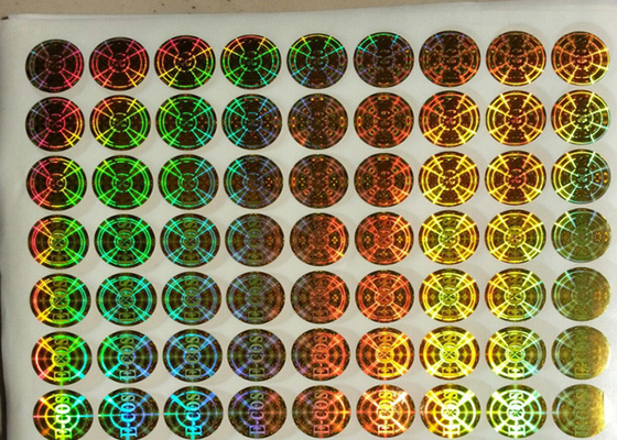 etichetta adesiva della 2D di sicurezza dell'ologramma garanzia d'argento dell'autoadesivo per la società