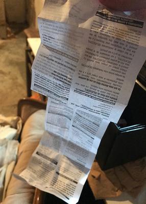 Stampa del foglietto illustrativo dell'opuscolo della carta offset/stampa farmaceutica per il contenitore di fiala 10ml