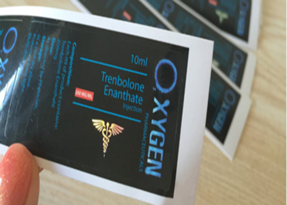 Etichetta della bottiglia della medicina di stampa a colori per ossigeno tren Enanthate 200mg
