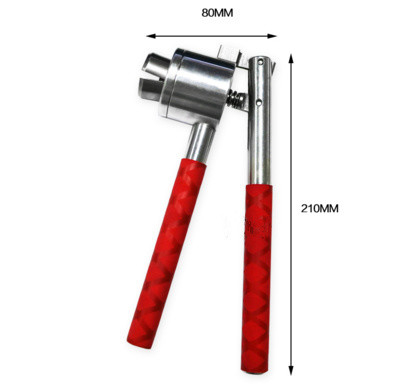 Operazioni di piegatura manuali del volume basso del piegatore della fiala del cappuccio di plastica di alluminio